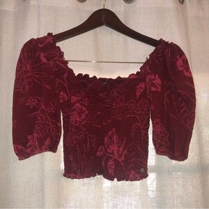Roxy floral crop top